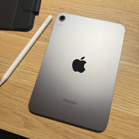 Apple - iPad mini (A17 Pro chip) - Wi-Fi 128GB - STARLIGHT + Apple Pencil Pro - Picture 2 of 6